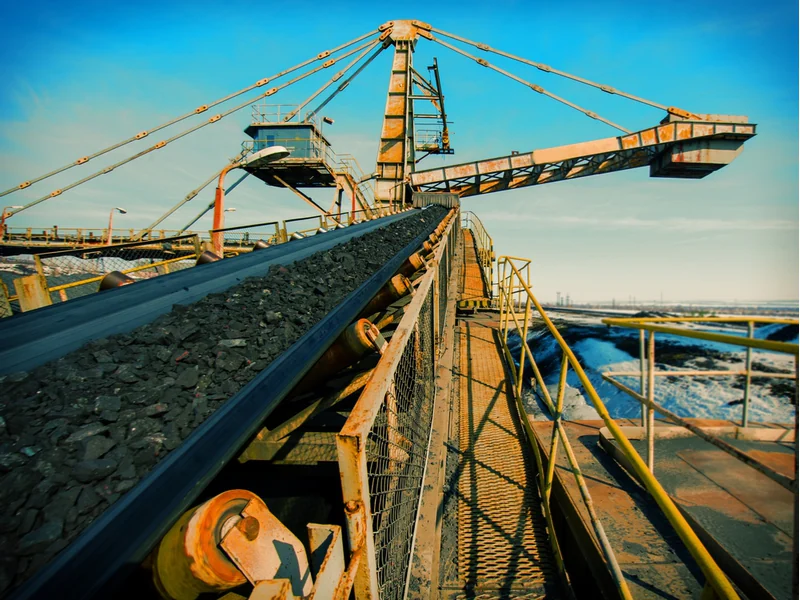 Mining and materials handling environment