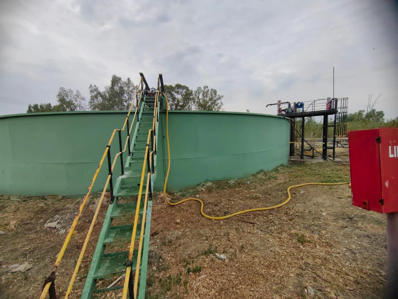 Industrial plant installation